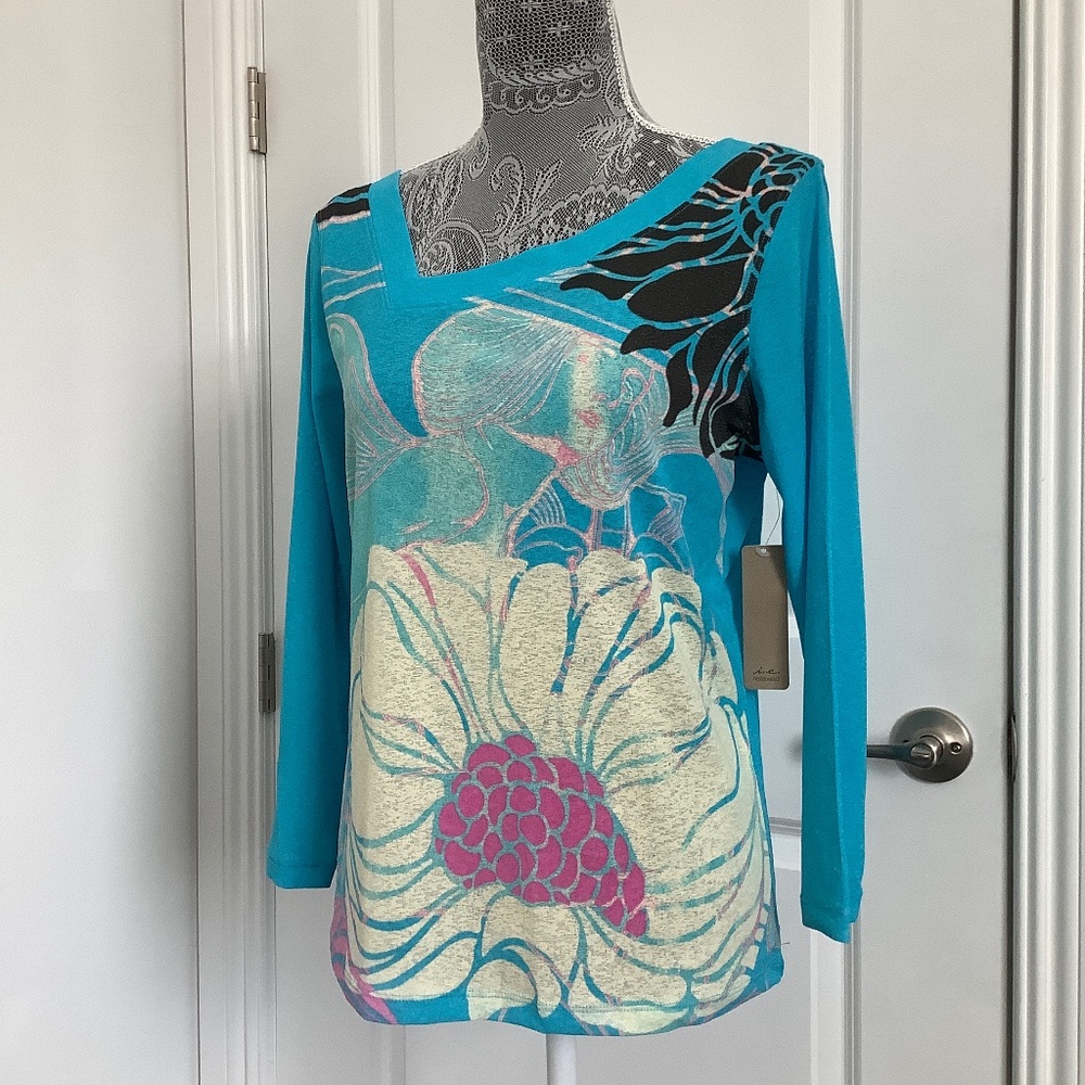 i.e. relaxed Women's Blouse, NWT, Size L - Picture 3 of 7